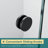 54"W x 72"H Double Sliding Shower Door With 1/4'' Clear Tempered Glass-101837367