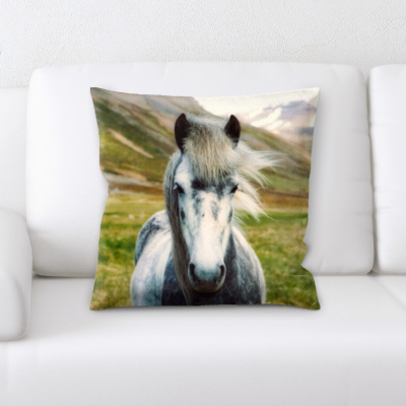 Laird Microsuede Reversible Throw Pillow
