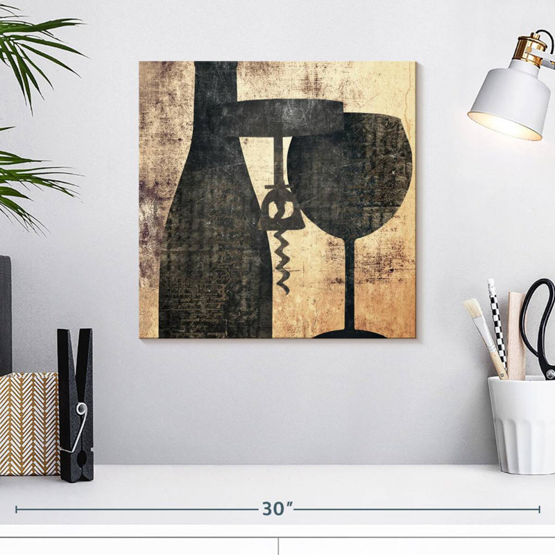 Yarlin Shadowy Kitchen I, 16" H x 16" W