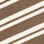 Palma 2x3 Hand Woven Performance Stripe Brown Fabric Rug-576268150