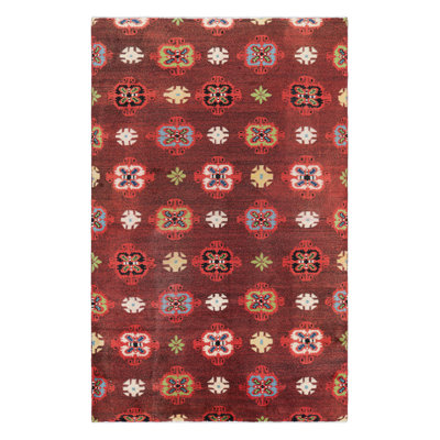 One-of-a-Kind 5'10”x9'6” Hand Knotted Area Rug