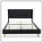 Eriksay Low Profile Upholstered Platform Bed with Wingback Headboard-1653282084-1683457355