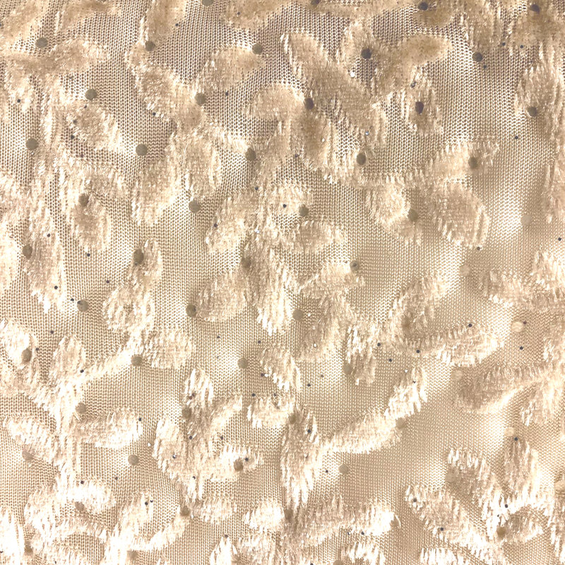 Tissu wonderland, Crème