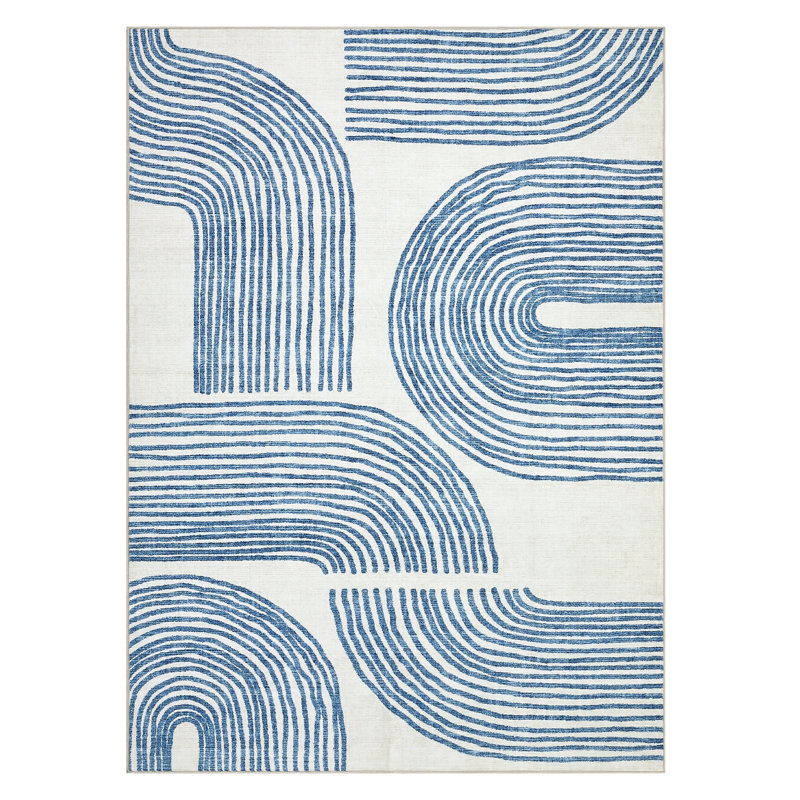 Washable Abstract Area Rug,Non-Slip,Mark Resistant,Large Carpet for Living Room,Bedroom,Dining Room,Office,Modern Floor Decor,colorful
