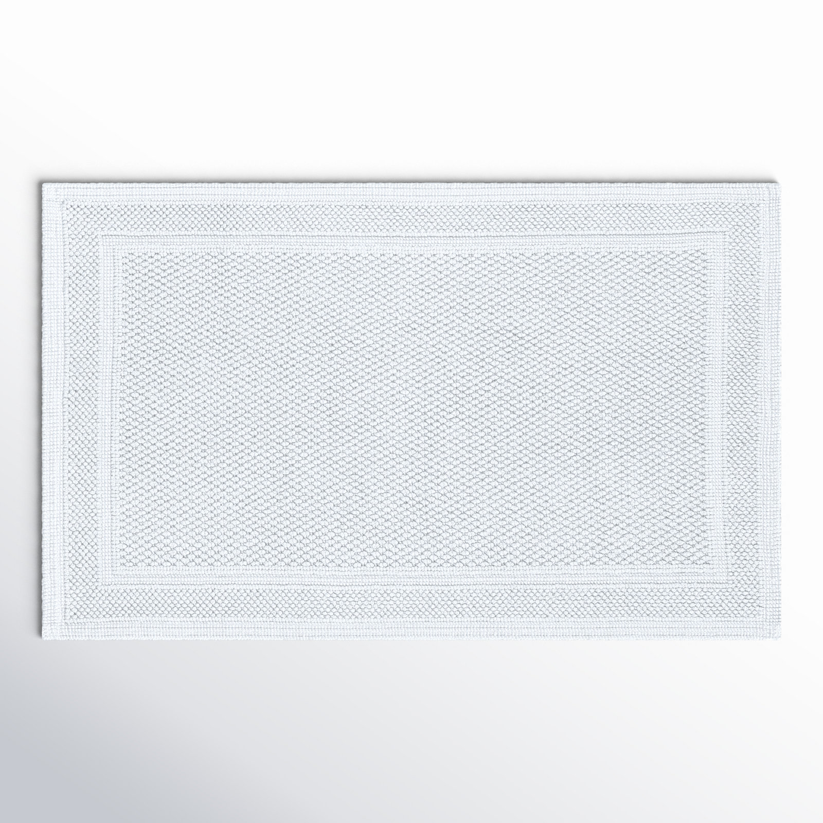 Tanglewood Cotton Non-Slip Bath Rug, Cielo