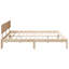 Vidaxl Bed Frame With Headboard Solid Pine Wood-113970907-113970910