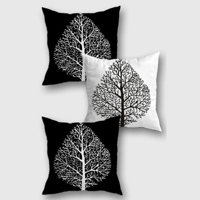 Ensemble de housse de coussin décoratif carré Delaplaine