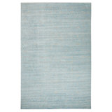 Blue Vintage Traditional Wool Silk Blend Rug - 12' x 17'9"