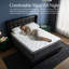 Grand matelas hybride avec mousse respirante et ressorts ensachés individuellement-182194199