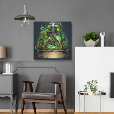 Bungalow Bungalow «Witch Doctor» par Flyland Designs, art mural en métal