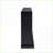 Indoor Fireplace, Modern Black Mirrored Finish with Firecore Heating | Black | Synthetic Wood