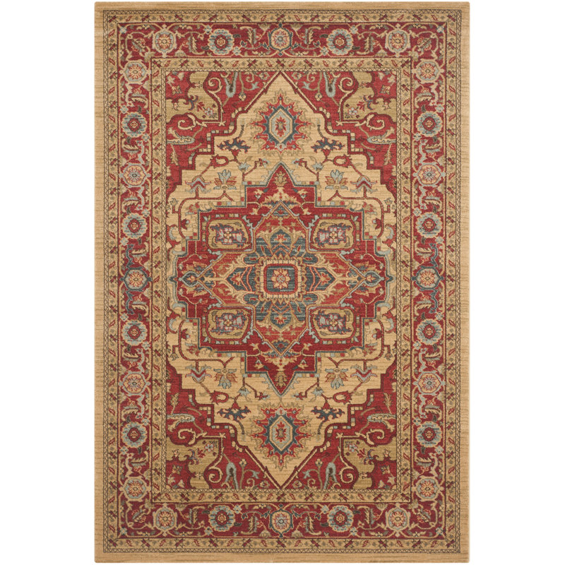 Behne Oriental Area Rug, Rectangle 201 x 279 cm