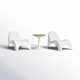 Ameswood 25.2'' Outdoor Chaise Lounge Set with Table