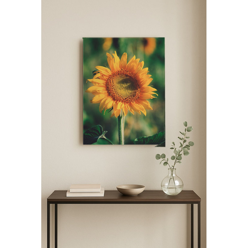 Tournesol Holst — Portrait en métal, H 14 po x l 11 po