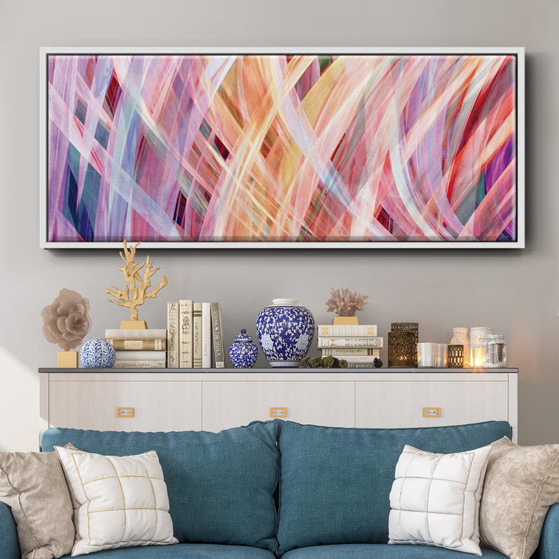 Miranda- Framed Canvas, 8" H x 20" W