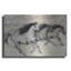 «Horses In Motion II» par Tim O'Toole, art mural en métal, 36 po x 24 po par Tim O'Toole