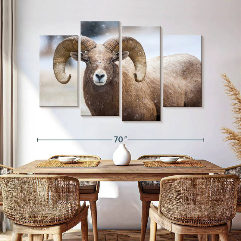 Brampt Bighorn Sheep, 42" H x 68" W