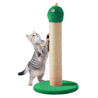 22" Monster-Shaped Cat Scratching Post – Durable Sisal Scratch Post For Large Cats & Kittens