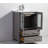 Brescia 36" Single Sink Freestanding Bathroom Vanity with Ceramic Top and Matching Mirror-27042775