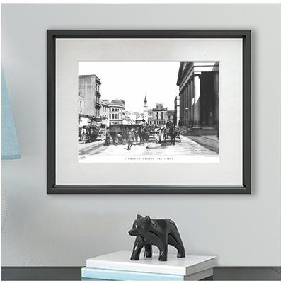 Plymouth, George Street 1889 by Francis Frith - Single Picture Frame Print