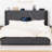 Bed Frame with 3 Storage Drawers,Upholstered King Bed Frame and Wingback Headboard, Type-C & USB,Noise-Free/No Box Spring Needed,Easy Assembly-1615796228-1615796231