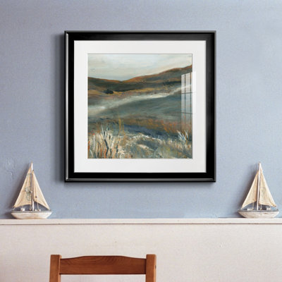 Cuivre crépuscule II - peinture encadrée