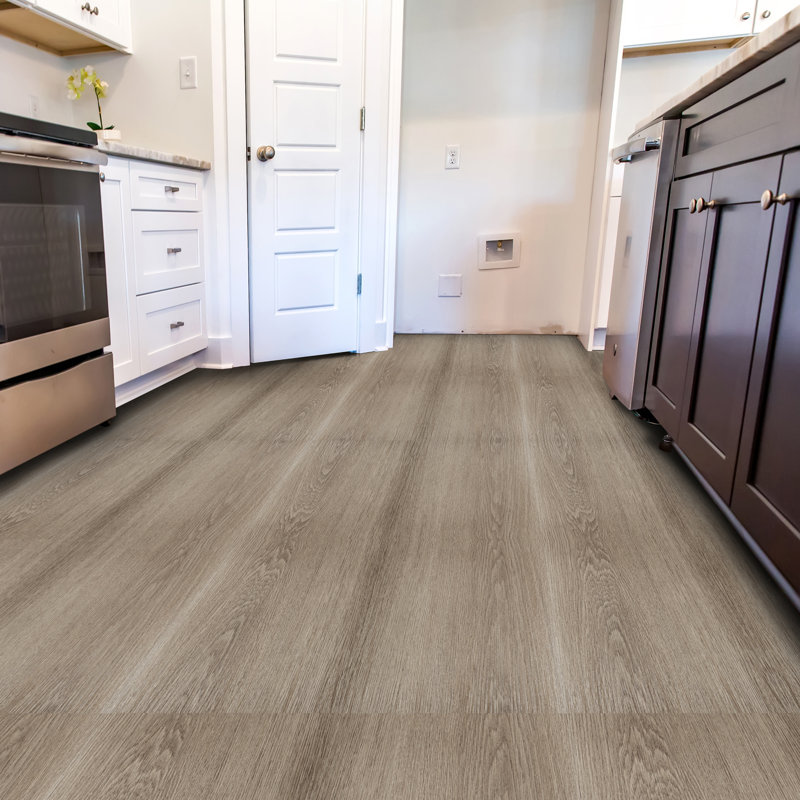 12" x 12" Luxury Vinyl Tile,Self-adhesive Vinyl Flooring, Pecan Tan