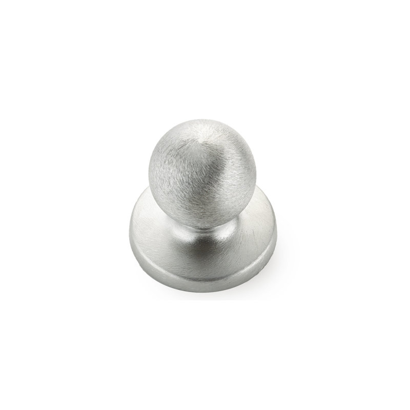Poignée champignon Expression de 1 1/4 po de diamètre, Chrome brossé