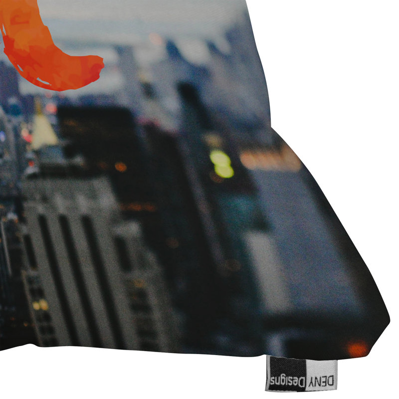 Coussin décoratif NYC Skyline, 20 po x 20 po
