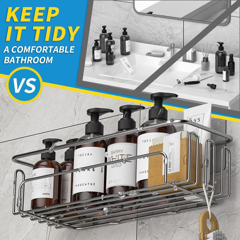 Manami Over-the-Door Stainless Steel Shower Caddy
