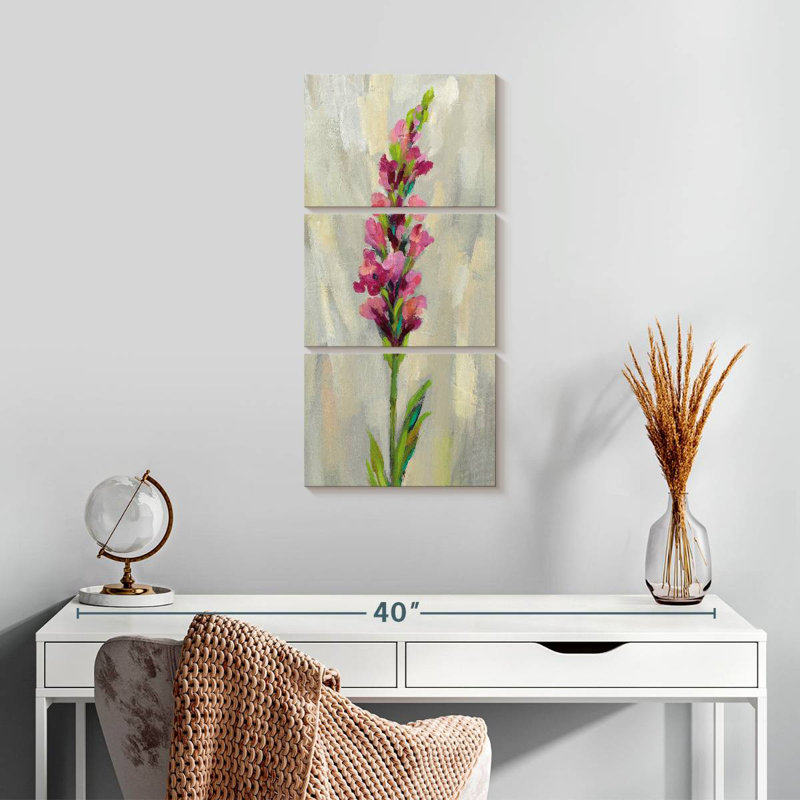 Single Stem Flower VII, 27" H x 12" W