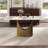 63'' Sintered Stone Dining Table for 6-8 with Bronze Legs-212351690-212351728