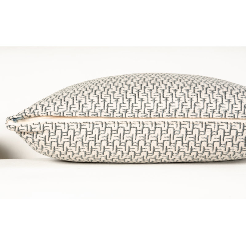 Coussin décoratif Brich Lane Cascade, Bleu, Carré 30 po, Polyester