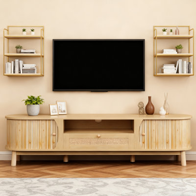 TV Stand with Doors and Drawers