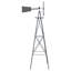  Windmill Grey Iron Garden Outdoor Feature Decorative Industrial Terrace