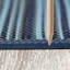 Tapis contemporain à rayures Sheffield, bleu marine-635726368