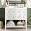 Meuble-lavabo de 36 po avec lavabo sous comptoir, ensemble de meuble-lavabo autoportant avec 4 tiroirs et portes à fermeture douce, armoire de rangement en bois massif (Identique à SW000123AAE)-115898821
