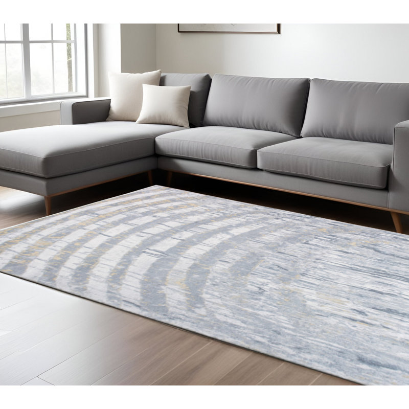 Abstract Indoor Rug, Rectangle 6' x 9'