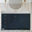 Plateau de meuble-lavabo simple 60 po en quartz avec lavabo - pour remplacement de meuble-lavabo, sans armoire