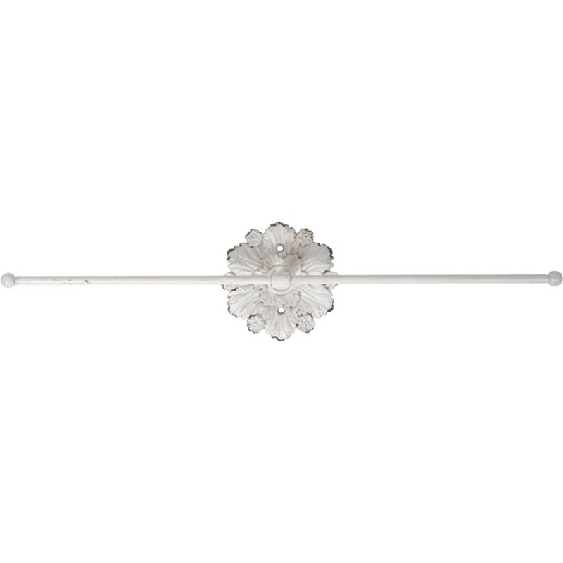 Porte-bijoux mural, Blanc, 14,75 po x 3,25 po x 1,75 po