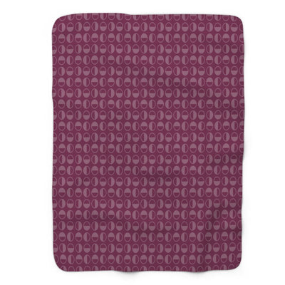 Couverture rose Sherpa Fusion - 1 pièce de qualité supérieure