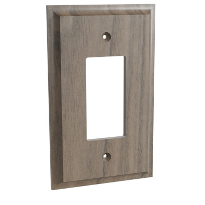 Single Levington Switch Plate - Hard Maple