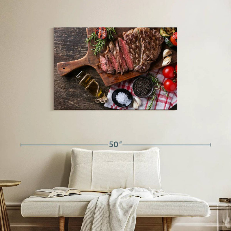 Yarlin Sliced Beef Steak, 26" H x 39" W