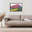 Cadre flottant The Pink Mountain Abstraction, design par Atelier Posters-1393240611-1393240610