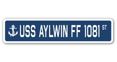 Aylwin Ff 1081 Street Sign Heavy Duty Plastic 4" X 18"