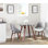 Hsa 2 - Person Four Leg Base Dining Set