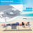 3-In-1 Heavy Duty Tanning Chair With Face Hole, Adjustable 5-Position Folding Chaise Lounge For Outdoor Sunbathing And Relaxation