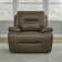 Trevina Swivel & Glider Power Recliner - Saddle Brown