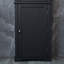 Grande armoire de rangement noire, armoire de rangement autoportante avec tiroirs et tablettes réglables noires