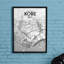 Kobe City Map - No Frame Print-212123193